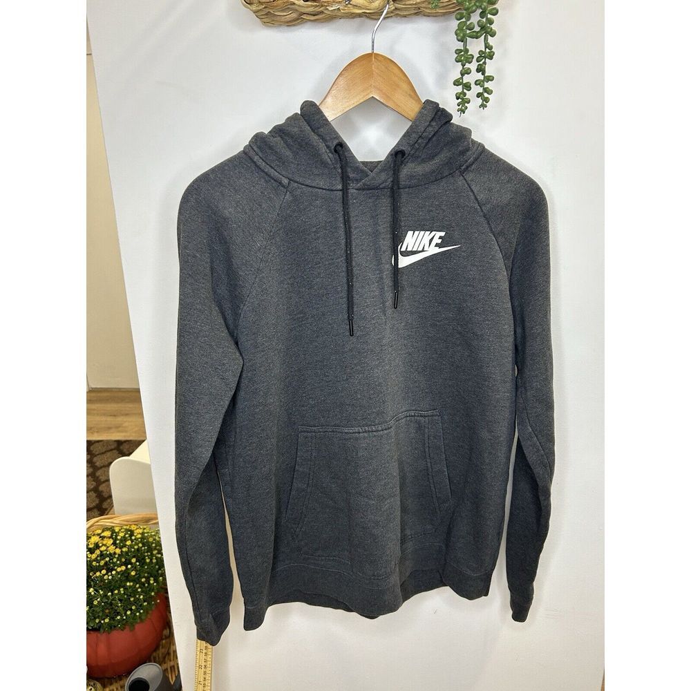 NIKE Pullover Hoodie Sweatshirt‎ gray Women's Plus Size M long Sleeve